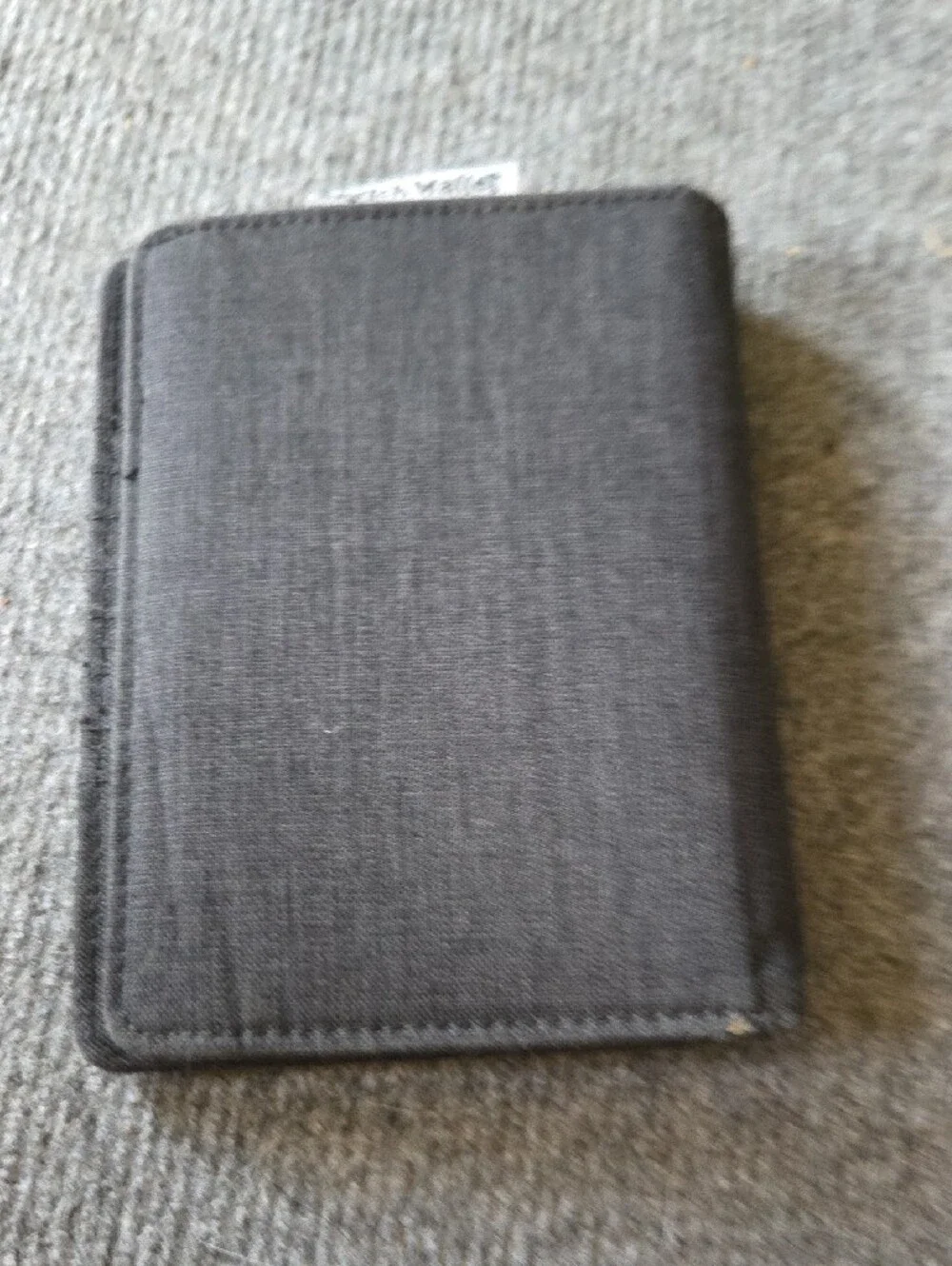 Sketch Wallet Black Canvas Wallet For Drawing